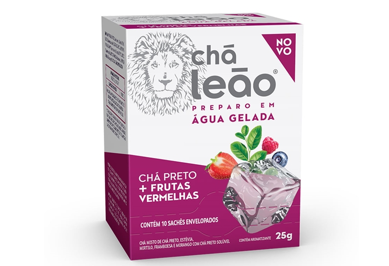 Chá gelado pode ser preparado com água gelada