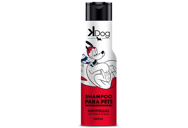 Shampoo Antipulgas 500ml Kdog Disney