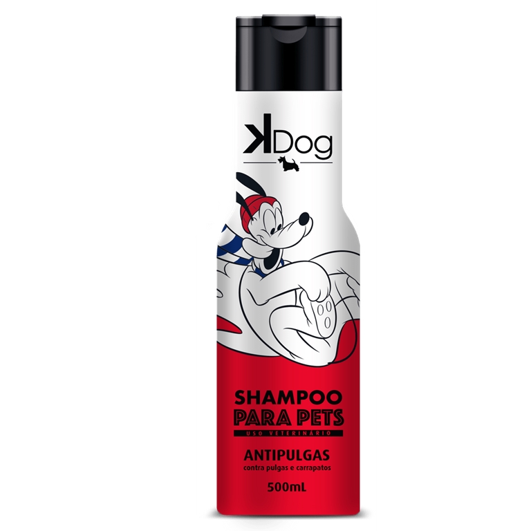 Shampoo Antipulgas 500ml Kdog Disney