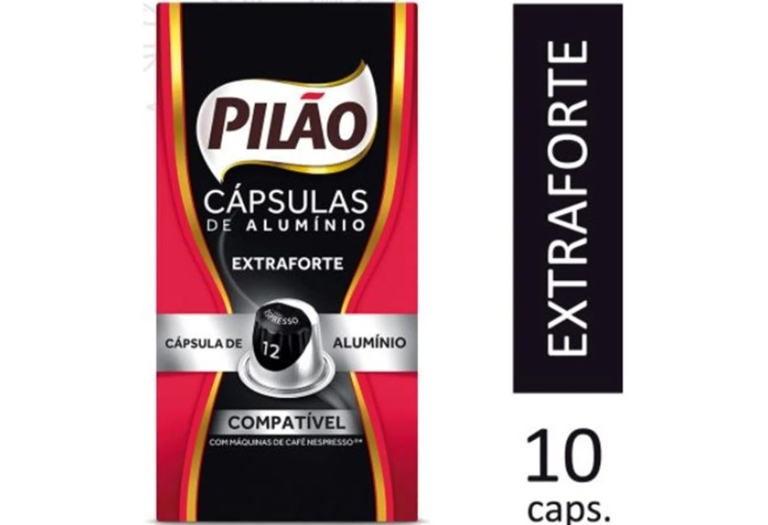 Cápsula de Café Pilão Extra Forte Espresso 12