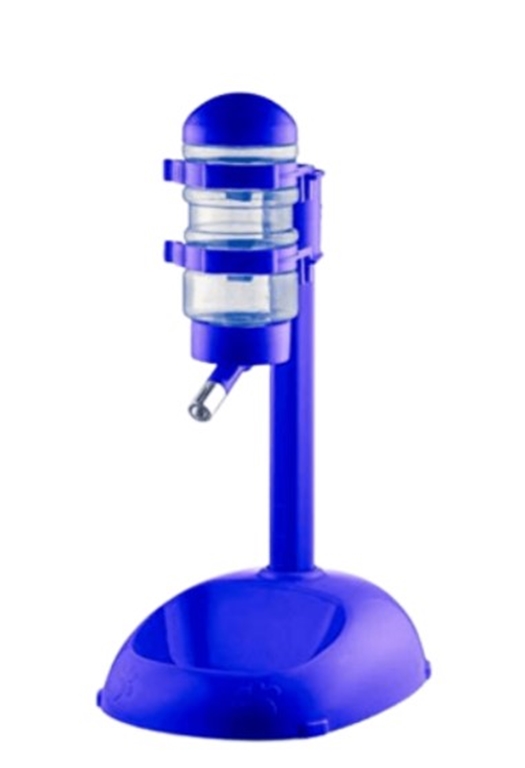Comedouro / Bebedouro Azul com suporte Sanremo