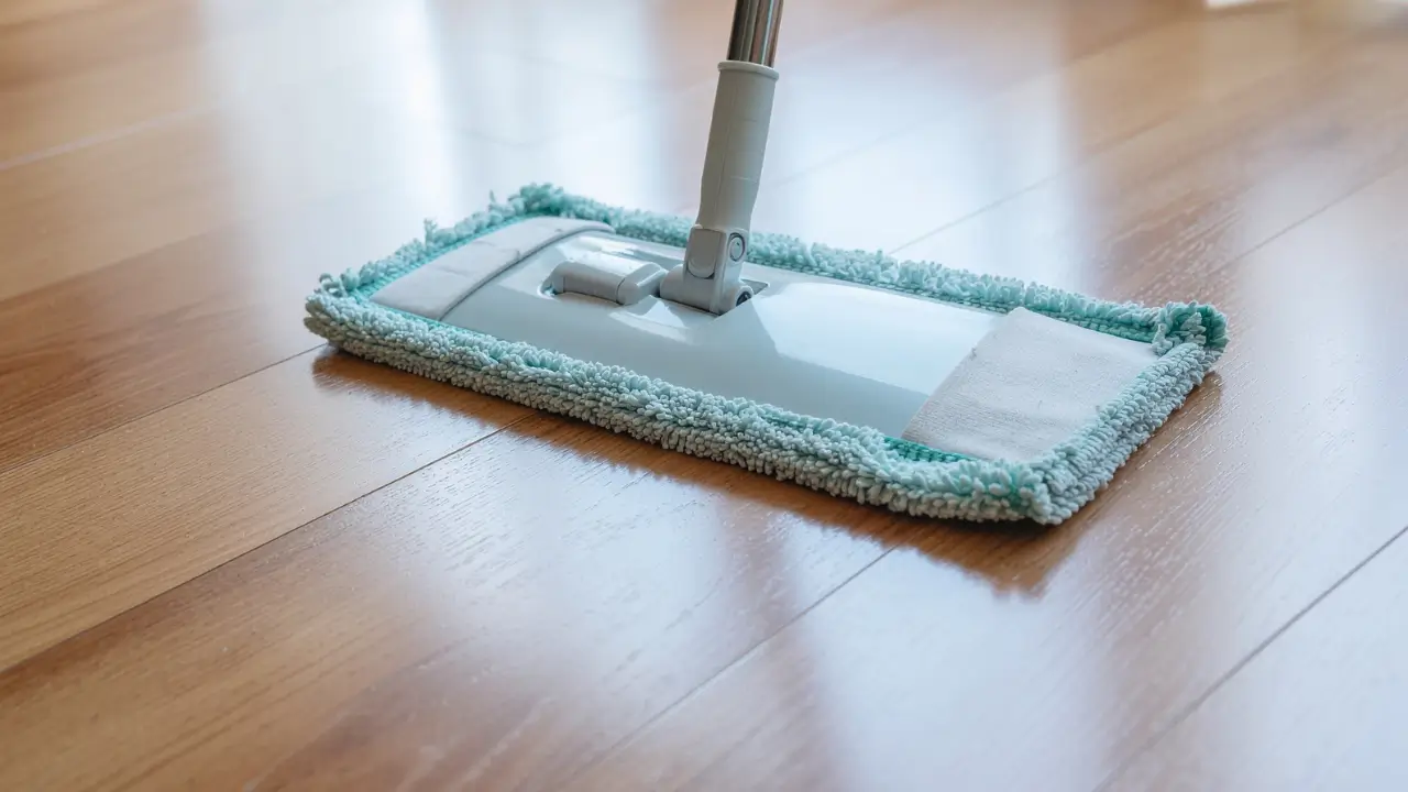 Um mop para como deixar o seu piso brilhando