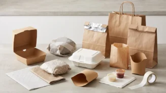 foto de embalagens para lanche